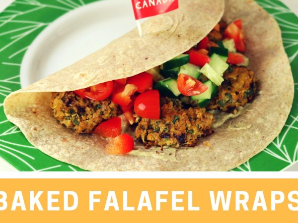 Baked Falafel Wraps Recipe