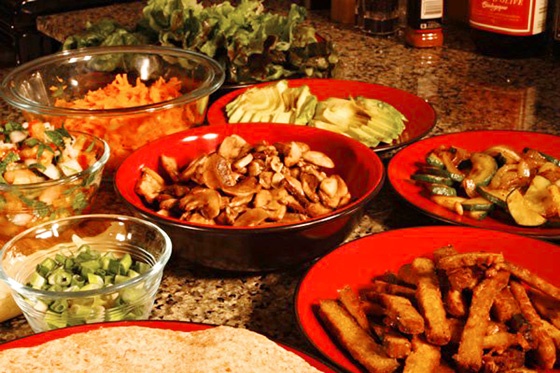 Build Your Own Vegan Taco/Fajita Night