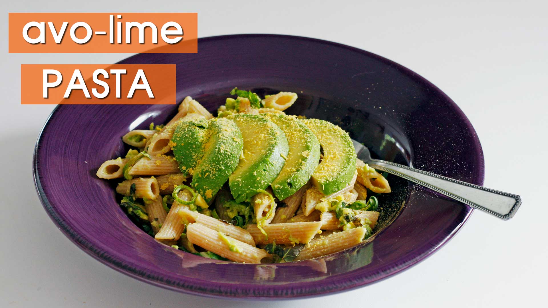 Avocado Lime Pasta - veganook