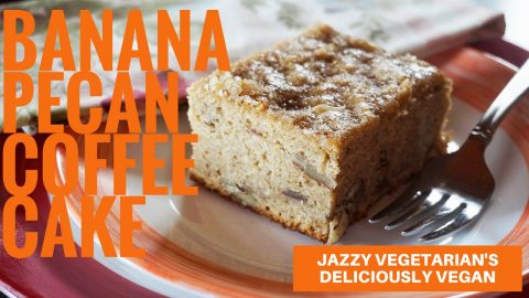 Laura Theodore’s Banana-Pecan Vegan Coffee Cake from Jazzy Vegetarian's Deliciously Vegan