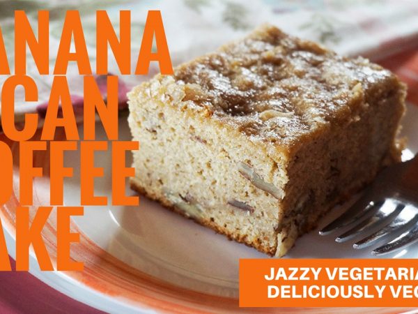 Laura Theodore’s Banana-Pecan Vegan Coffee Cake from Jazzy Vegetarian's Deliciously Vegan