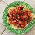 black bean vegan nachos