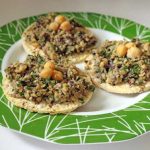 Chickpea sage crostini recipe (chickpea bruschetta)