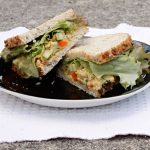 Chickpea Salad Sandwich with Avo-Mayo