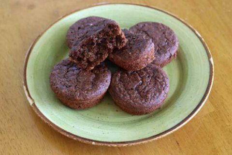 Chocolate Chickpea Muffins Taste Test, from Rainbow in My Kitchen