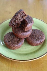 Chocolate Chickpea Muffins Taste Test, from Rainbow in My Kitchen