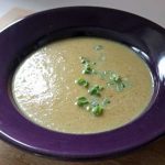 Inspired by a can of curry parsnip soup in my grocery store that's full of dairy, I wanted to make a version that was fresh and vegan!