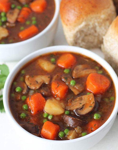 Vegan Mushroom Stew Recipes by Gwen of Delightful Adventures