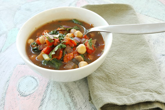 Easy Chickpea Tomato Soup