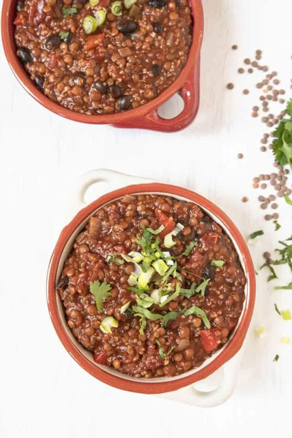 Vegan Quinoa Chili with Stout, In Fine Balance