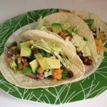 Jerk Chickpea Tacos with Melon Salsa