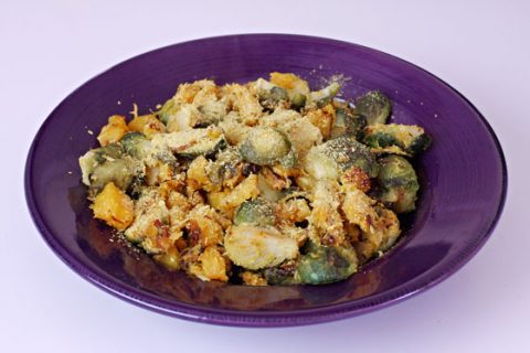 Lemon-Thyme Roasted Brussels Sprouts [Vegan Holiday Recipe]