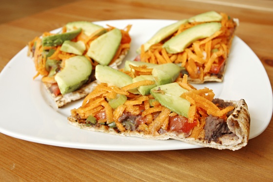 Spicy Black Bean Pizza