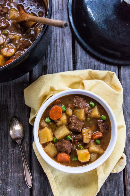 Beef-Free Traditional Beef Stew by Steven at Nut-Free Vegan
