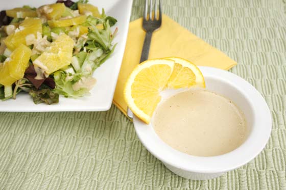 Creamy Orange-Ginger Cashew Dressing