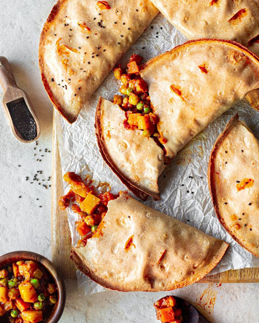 Moroccan Chickpea Hand Pies by Rainbow Nourishments