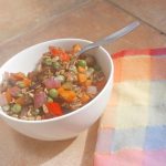 Savory oatmeal with balsamic