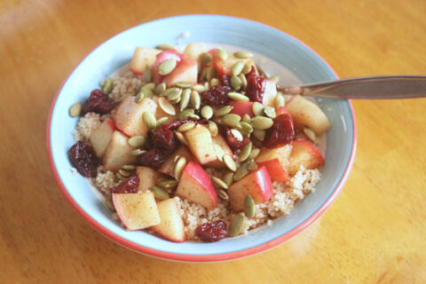 Spiced Apple Couscous Breakfast Recipe