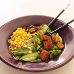 Spicy miso ramen - a big bowl of salty, satisfying vegan goodness...