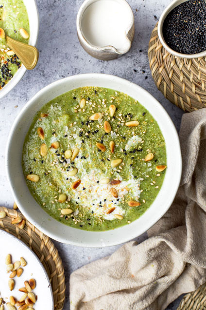 Vegan Broccoli Potato Soup on My Vegan Minimalist